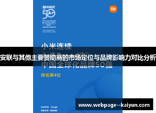 安联与其他主要赞助商的市场定位与品牌影响力对比分析